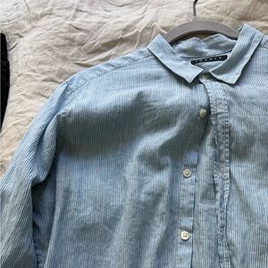 Theory mini stripe blue (L)